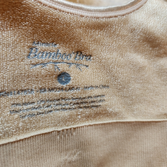 Miracle Bamboo Tan Comfort Women's Bra Size L - Picture 4 of 8